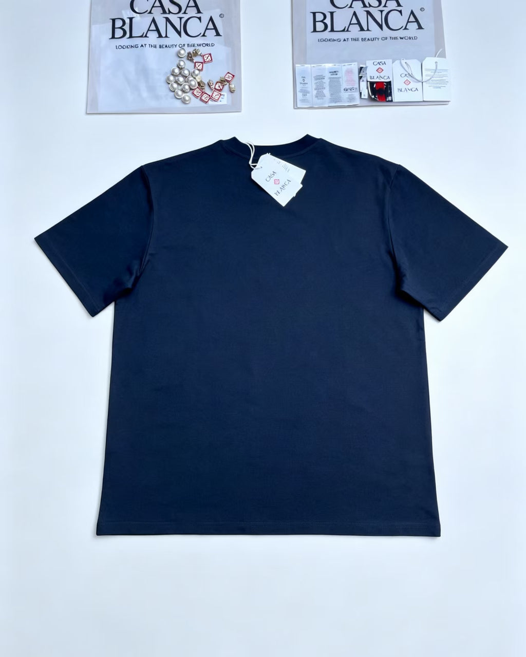Casa - Neon Mushroom Navy Tee