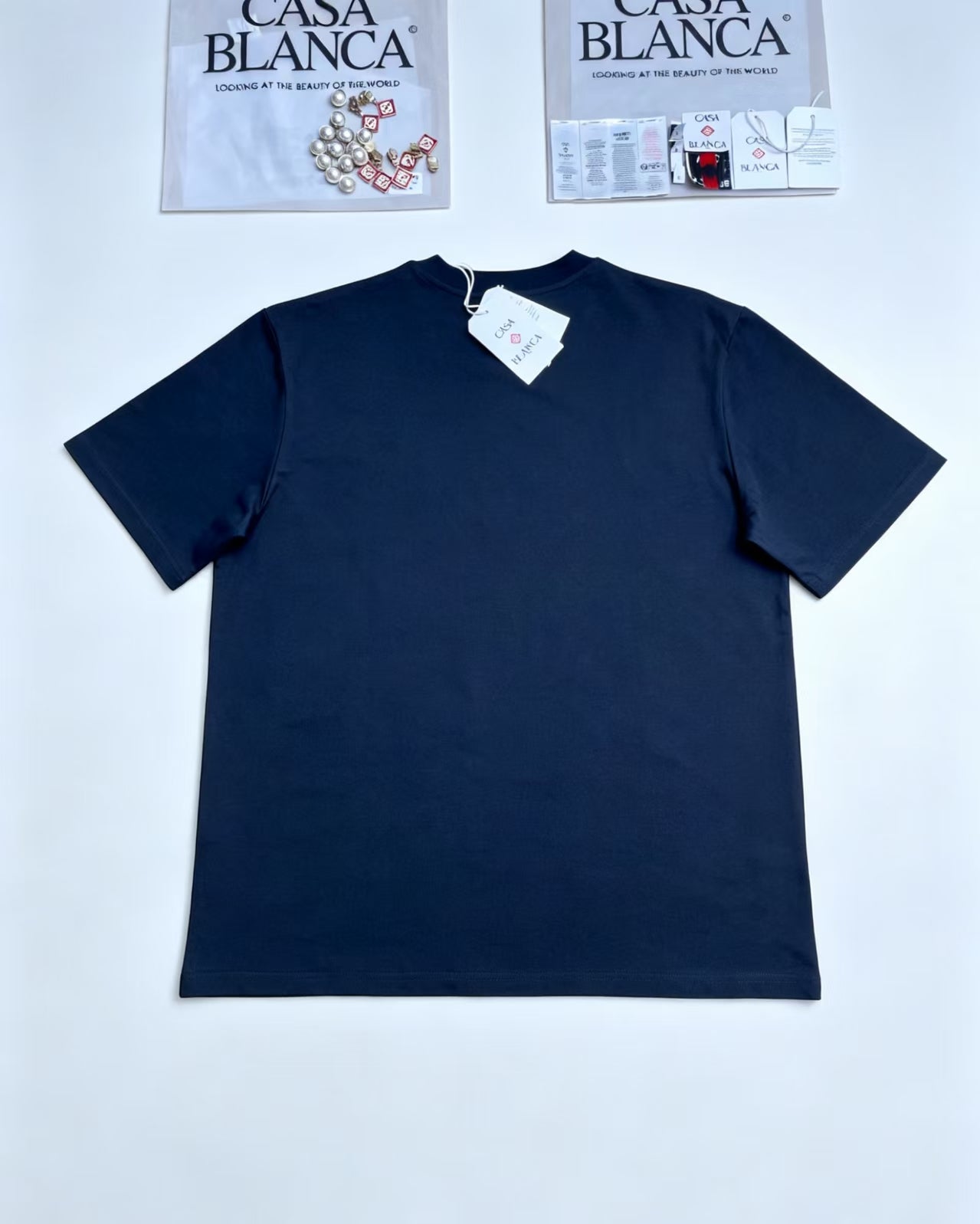 Casa - Neon Mushroom Navy Tee