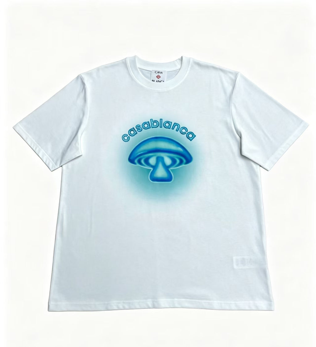 Casa - Neon Mushroom White Tee