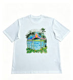 Casa - Rainbow Volcano White Tee