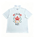 Casa - Casa Way Orchid White Tee