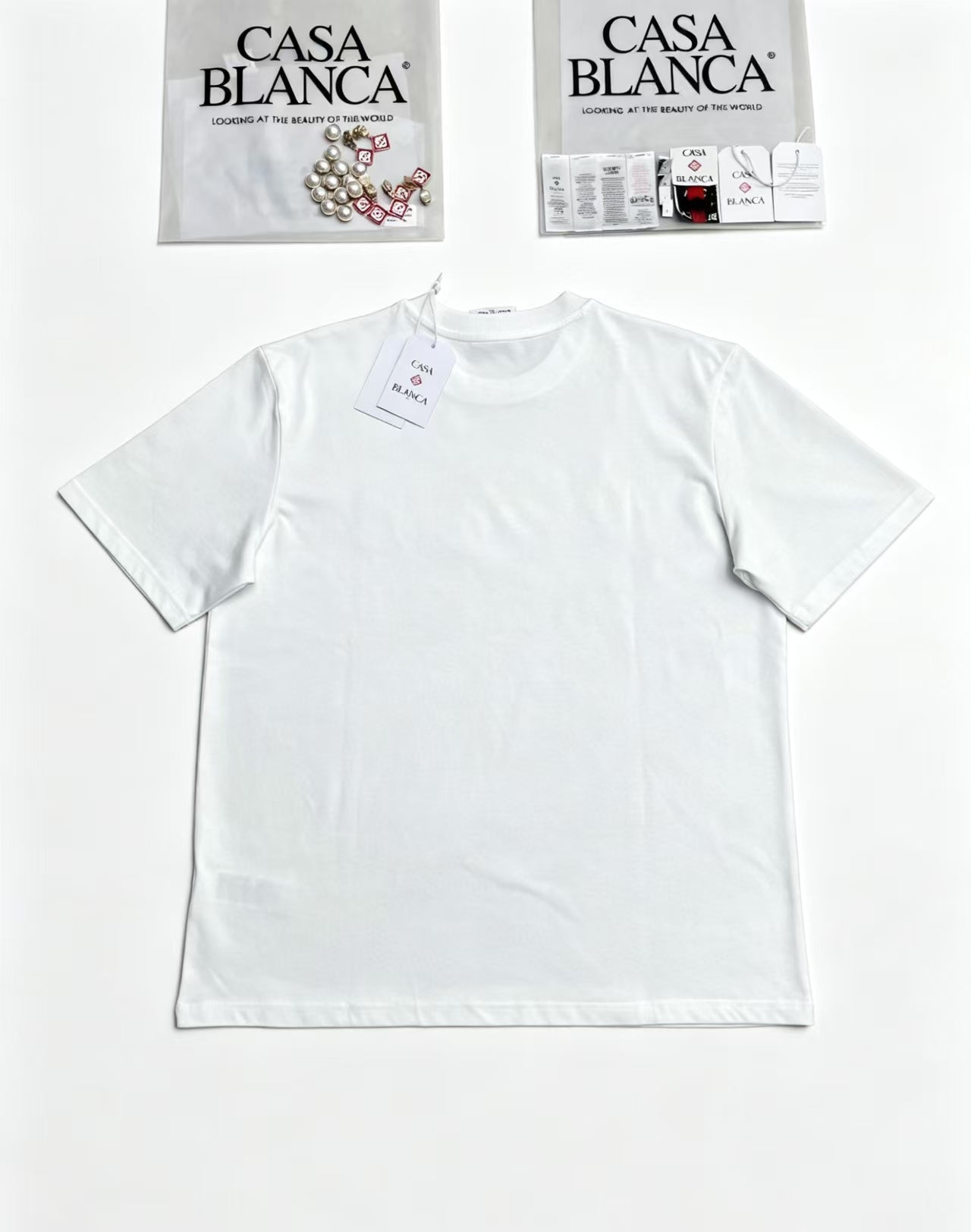 Casa - Casa Way Orchid White Tee