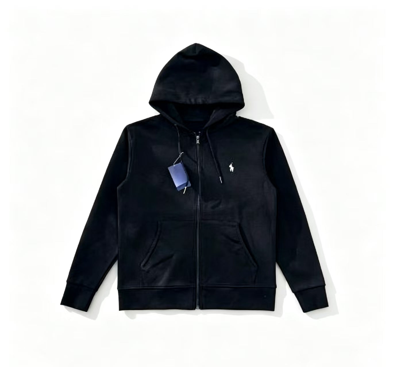 Polo - Classic Pony Zip-Up Hoodie Black