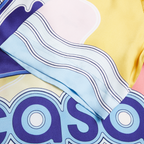 Casablanca Sunrise Mountain Casa Silk Shirt - Cuff Wave Detail