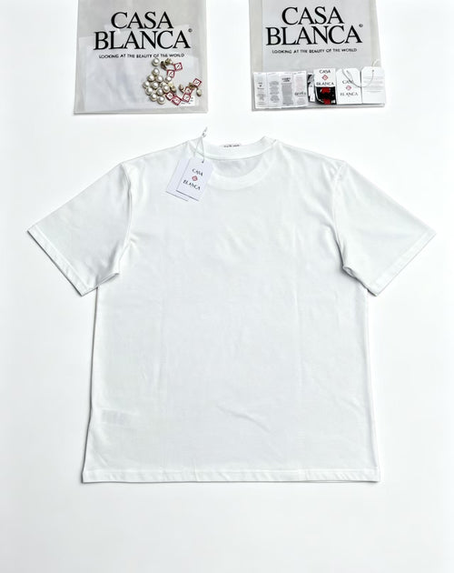Casa - Tennis Club Flame White Tee