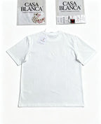 Casa - Tropical Island Triangle White Tee