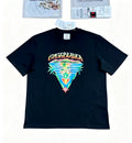 Casa - Tropical Island Triangle Black Tee