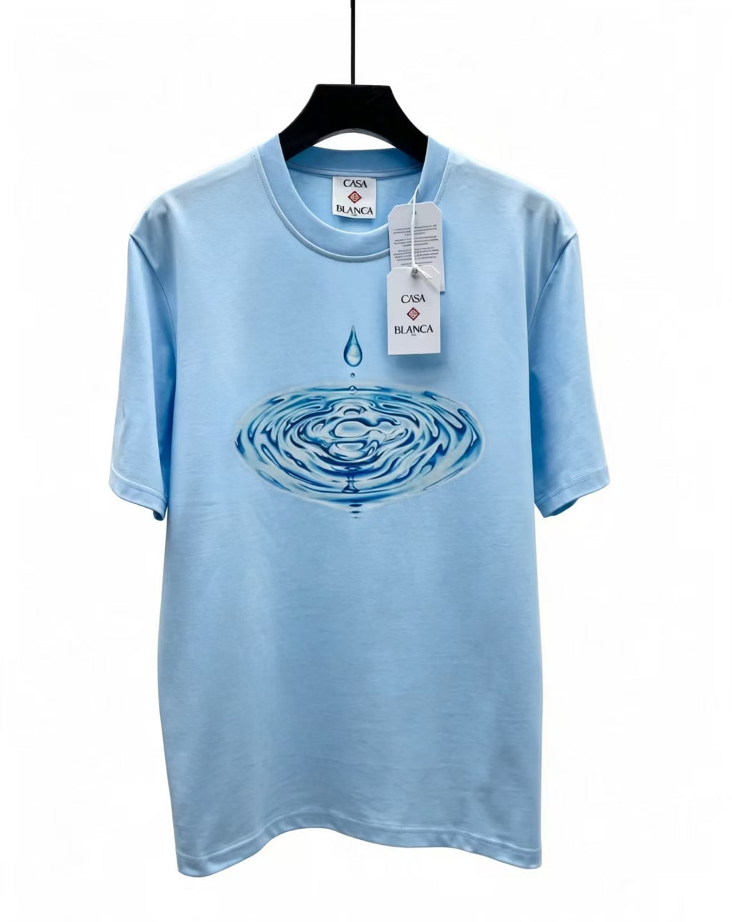 Casa - Water Ripple Sky Blue Tee