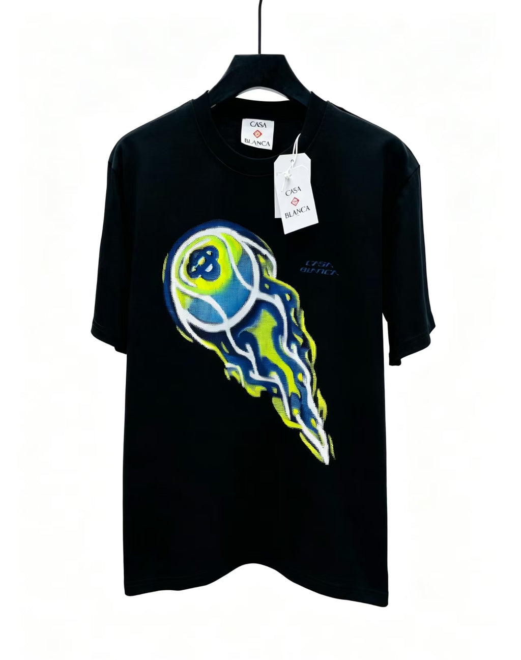 Casa - Flaming Tennis Ball Black Tee