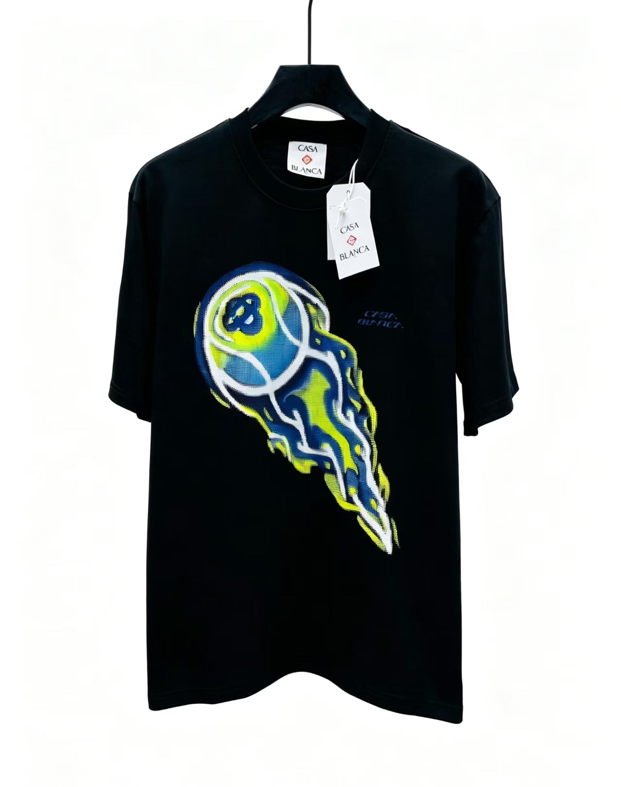 Casa - Flaming Tennis Ball Black Tee