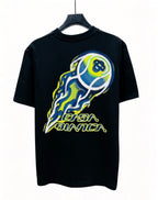 Casa - Flaming Tennis Ball Black Tee