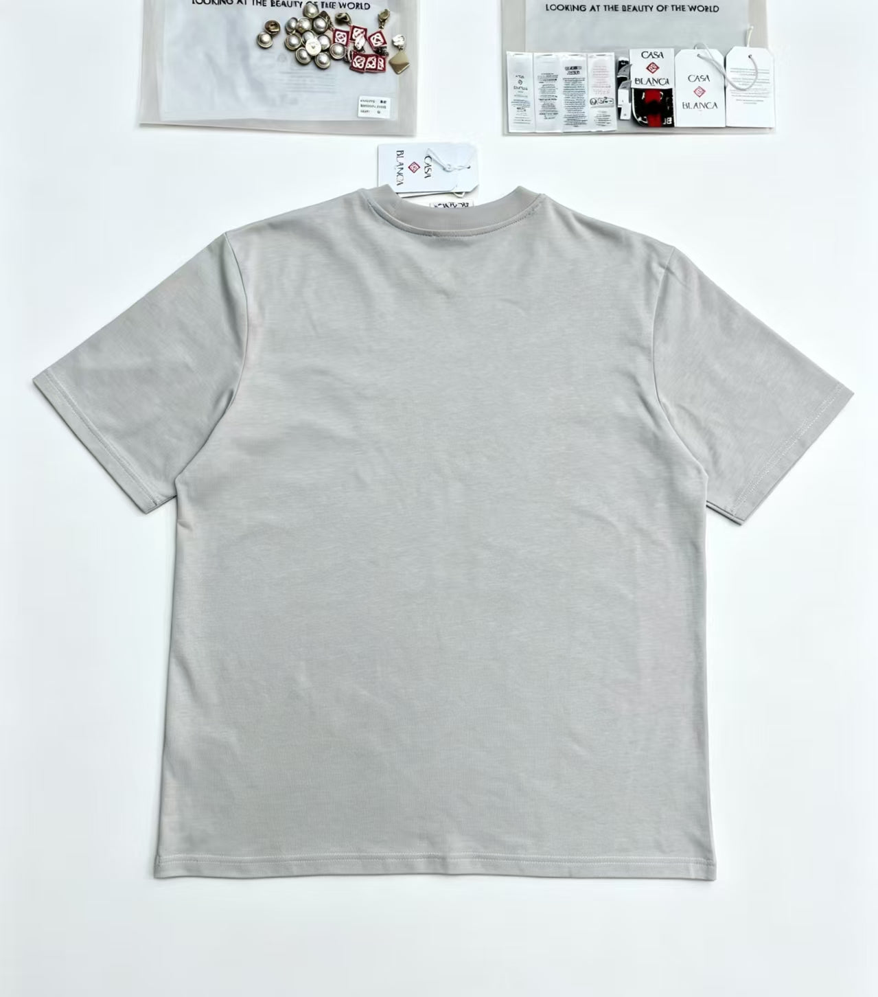 Casa - Diamond Logo Light Grey Tee