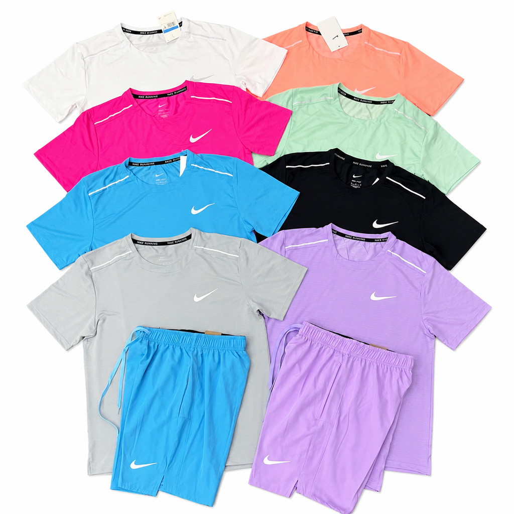 NK Crystal Stripe Running Set - All Colors Overview